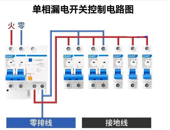 三相四線制電路中可以使用單相漏電保護器嗎？